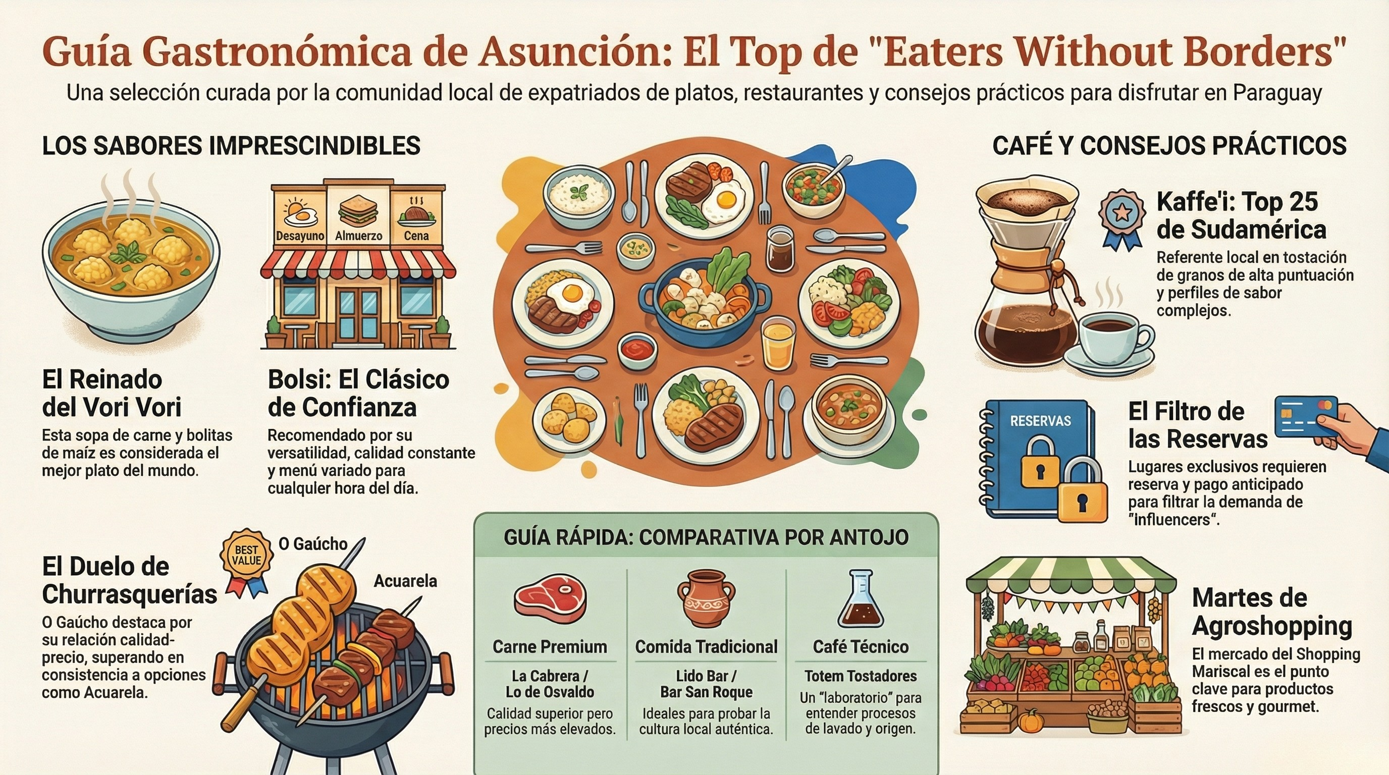 Paraguayguia Foodie Guide